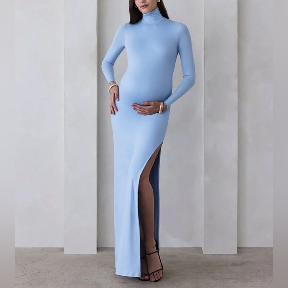 The Monica Bumpsuit Blue Maternity Dress - NWT and Never worn